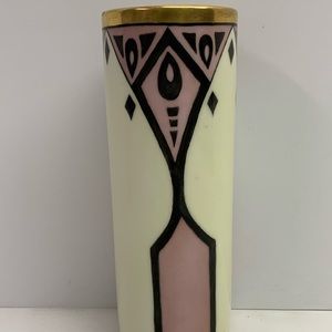 T&V Limoges Rare Art Deco Vase Signed By McMillen Excellent Condition